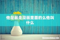 他是暴走漫画里面的么他叫什么