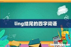 ling结尾的四字词语