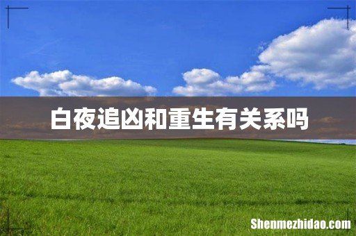白夜追凶和重生有关系吗
