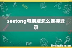 seetong电脑版怎么连接登录