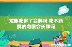 龙眼吃多了会胖吗 吃不新鲜的龙眼会长胖吗