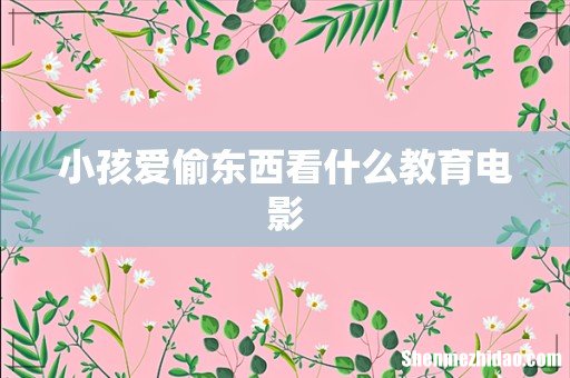 小孩爱偷东西看什么教育电影
