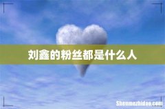 刘鑫的粉丝都是什么人