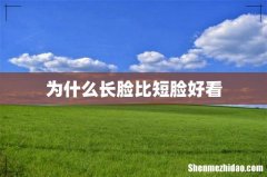 为什么长脸比短脸好看
