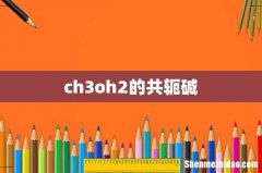 ch3oh2的共轭碱