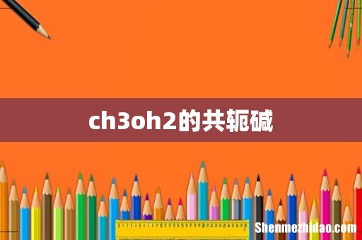 ch3oh2的共轭碱