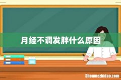月经不调发胖什么原因