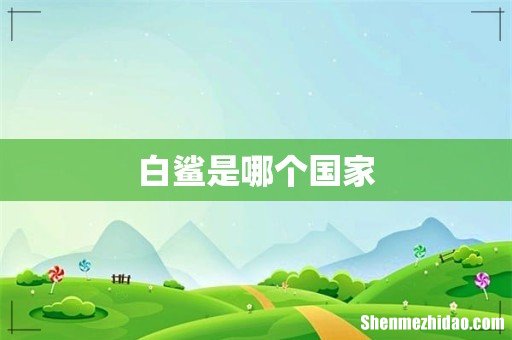 白鲨是哪个国家