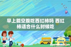 早上能空腹吃西红柿吗 西红柿适合什么时候吃