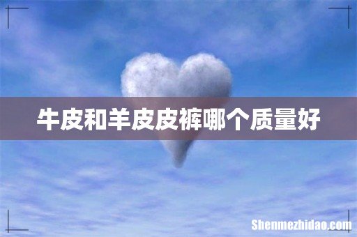 牛皮和羊皮皮裤哪个质量好