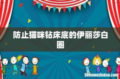 防止猫咪钻床底的伊丽莎白圈