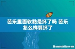芭乐里面软黏是坏了吗 芭乐怎么样算坏了