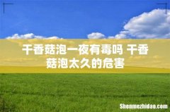 干香菇泡一夜有毒吗 干香菇泡太久的危害