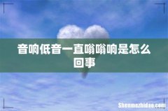 音响低音一直嗡嗡响是怎么回事