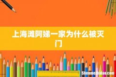上海滩阿娣一家为什么被灭门