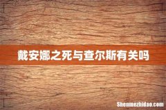 戴安娜之死与查尔斯有关吗