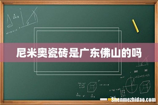 尼米奥瓷砖是广东佛山的吗