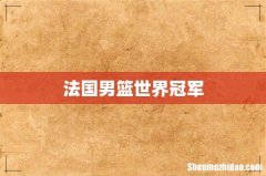 法国男篮世界冠军