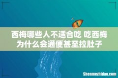 西梅哪些人不适合吃 吃西梅为什么会通便甚至拉肚子