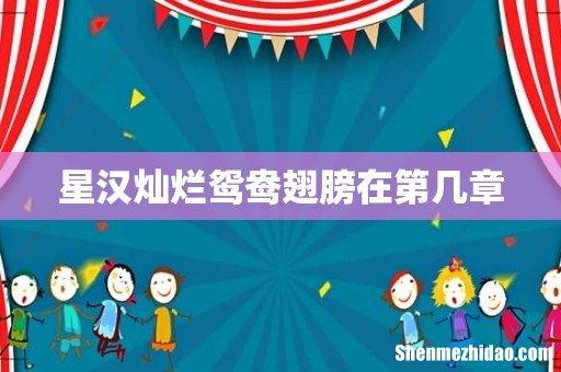 星汉灿烂鸳鸯翅膀在第几章