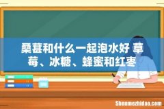 桑葚和什么一起泡水好 草莓、冰糖、蜂蜜和红枣