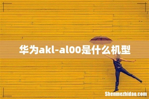 华为akl-al00是什么机型