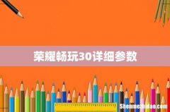 荣耀畅玩30详细参数
