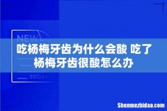 吃杨梅牙齿为什么会酸 吃了杨梅牙齿很酸怎么办