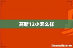 高新12小怎么样