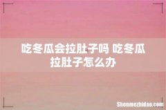 吃冬瓜会拉肚子吗 吃冬瓜拉肚子怎么办