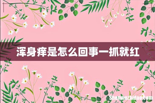 浑身痒是怎么回事一抓就红