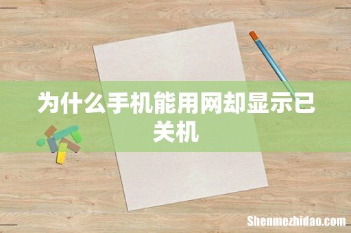 为什么手机能用网却显示已关机
