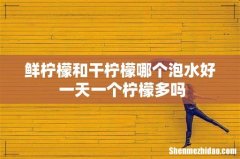 鲜柠檬和干柠檬哪个泡水好 一天一个柠檬多吗