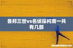 鲁邦三世vs名侦探柯南一共有几部