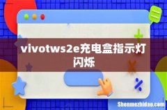 vivotws2e充电盒指示灯闪烁