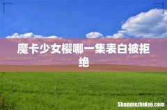 魔卡少女樱哪一集表白被拒绝