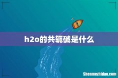 h2o的共轭碱是什么