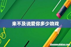 来不及说爱你多少吻戏