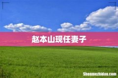 赵本山现任妻子