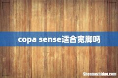 copa sense适合宽脚吗