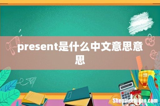 present是什么中文意思意思