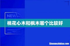 桃花心木和枫木哪个比较好