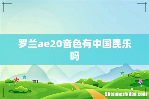 罗兰ae20音色有中国民乐吗