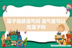 莲子能除湿气吗 湿气重可以吃莲子吗