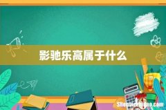 影驰乐高属于什么