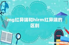 mg红异端和hirm红异端的区别