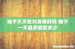 柚子天天吃对身体好吗 柚子一天最多能吃多少
