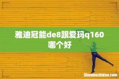 雅迪冠能de8跟爱玛q160哪个好