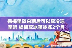 杨梅里放白糖后可以放冷冻室吗 杨梅放冰箱冷冻2个月了还能吃吗