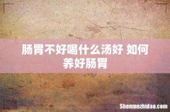 肠胃不好喝什么汤好 如何养好肠胃